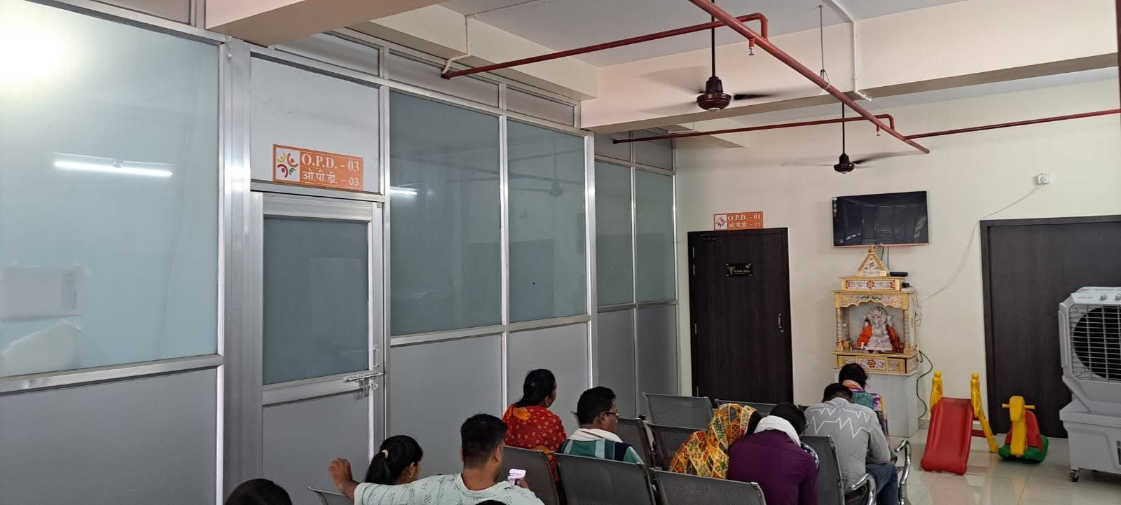 OPD waiting lounge